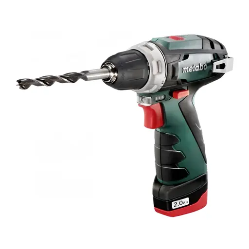 Дрель-шуруповерт аккумуляторная Metabo PowerMaxx BS Basic (600080500), 2 АКБ, быстрая ЗУ, бол. кейс