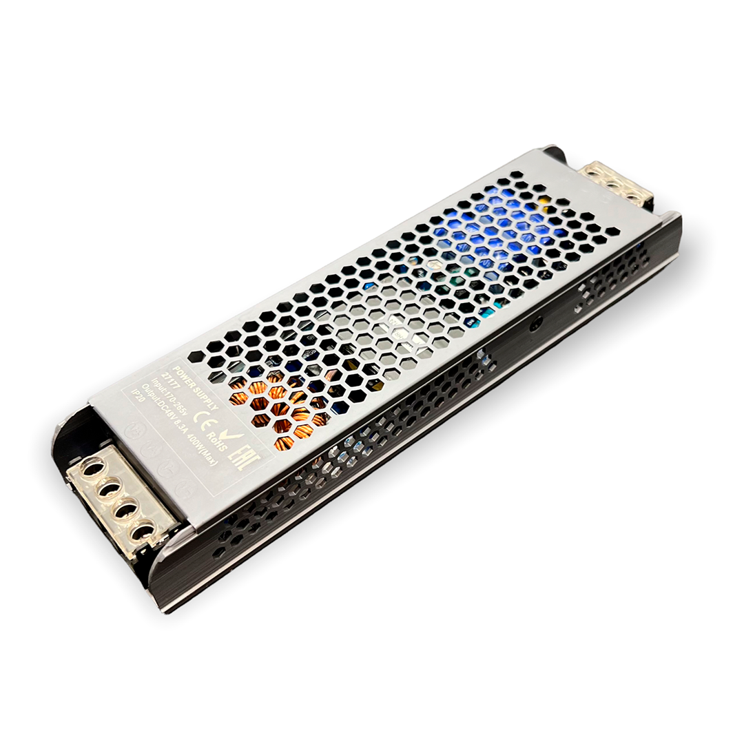 Блок питания 400W 48V для трековой магнитной системы Black | 225х63х30mm