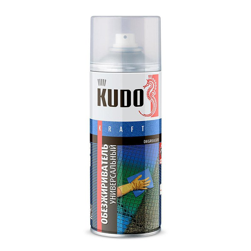 Обезжириватель поверхности KUDO "KU-9102" универсальный аэрозоль 520 мл