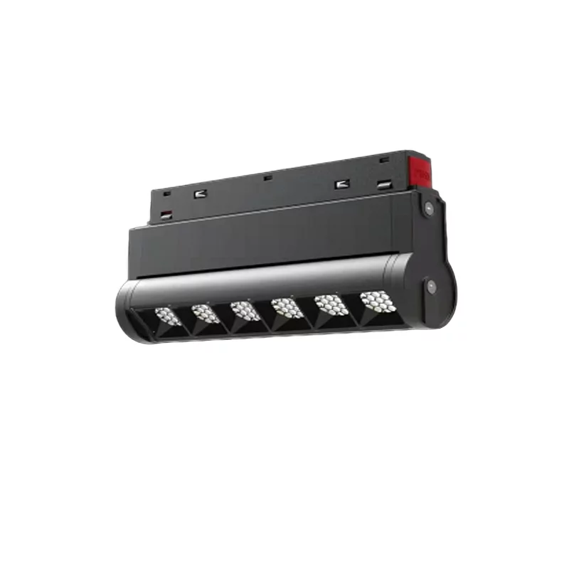 Светильник линзованный 6W L226*W22*H55 BLACK MASK MAGNETIC TURN трековый поворотный