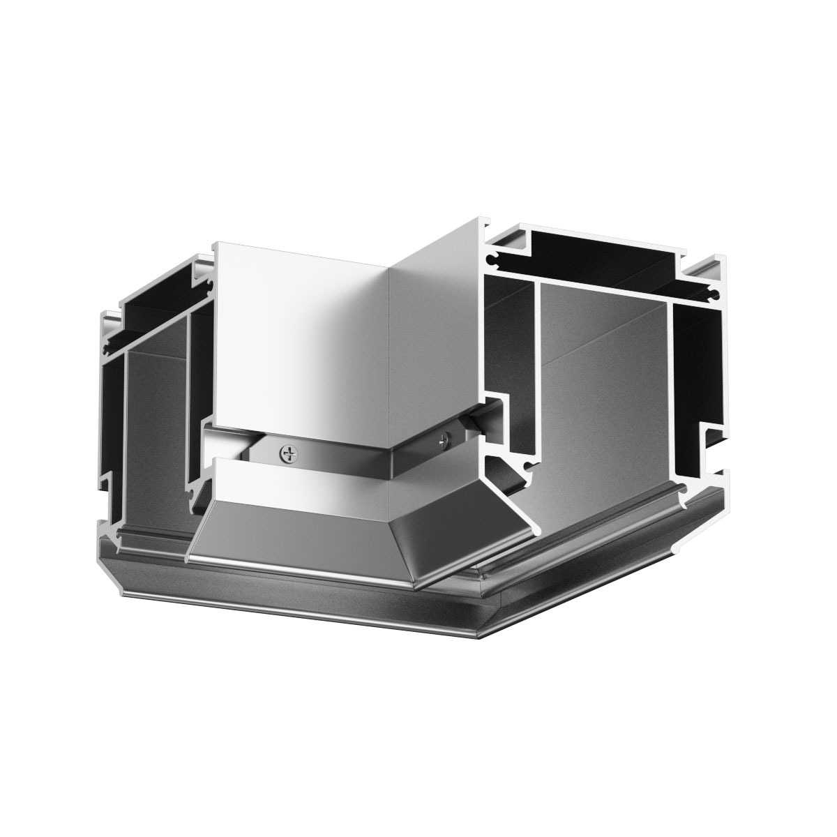 Соединитель Denkirs TR3041-AL 90° угловой профиля SMART для натяжного потолка