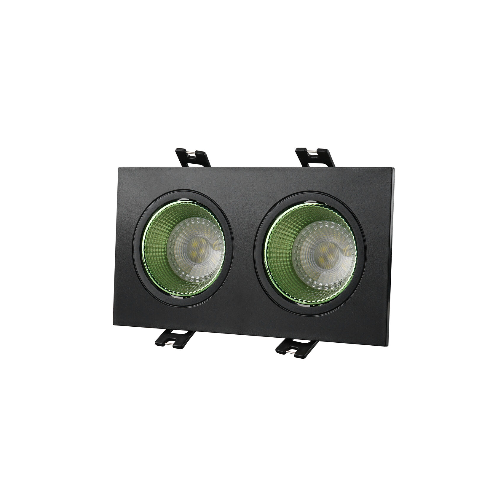 Светильник Denkirs DK3072-BK+GR точечный встраиваемый