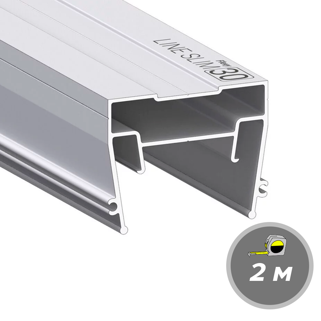 Профиль Flexy LINE SLIM 30 Неокрашенный ПФ 7321