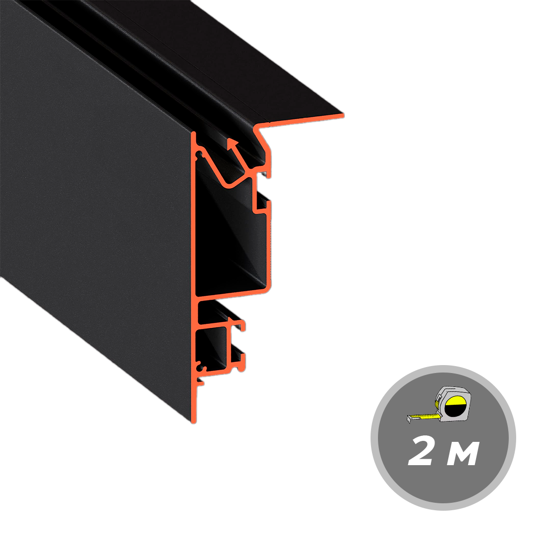 Профиль Flexy IZI UNI 01 Чёрный ПФ 8816