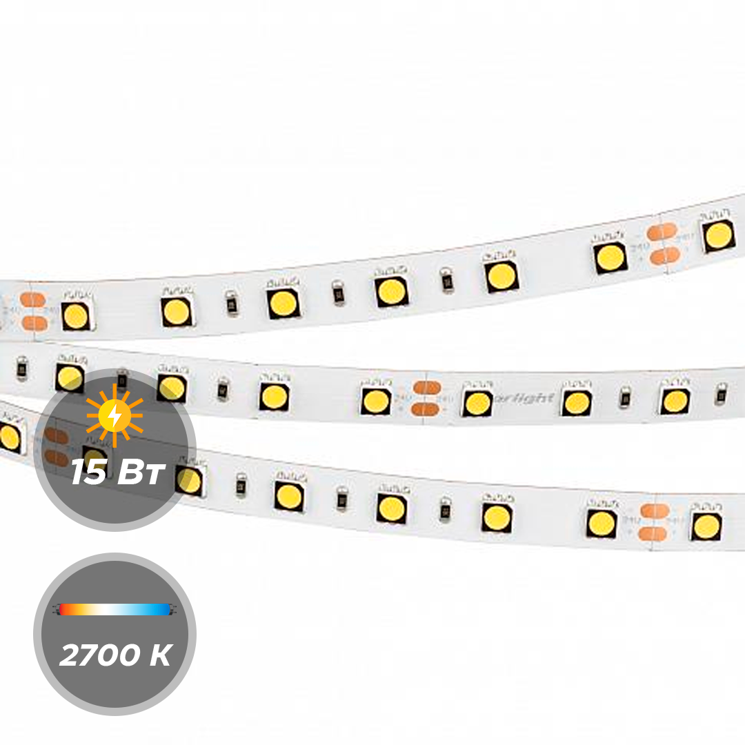 Светодиодная лента Pixie 15Вт 48В SMD 2700К, 3000K, 4000К 5м