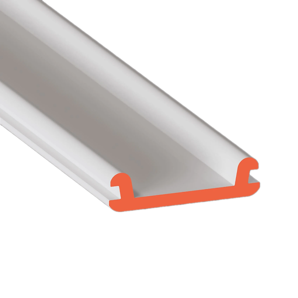 Рассеиватель Flexy PVC 15 мм Белый мягкая 1м