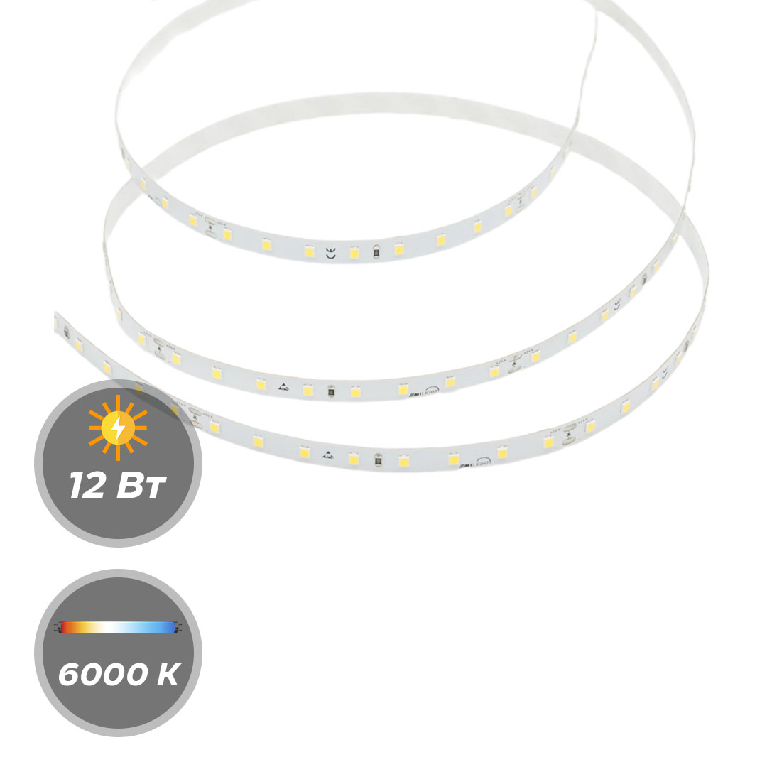 Светодиодная лента М1LIGHT PRO new 2835 12W 24В 140LED/m 1740LM/m 6000К 5м