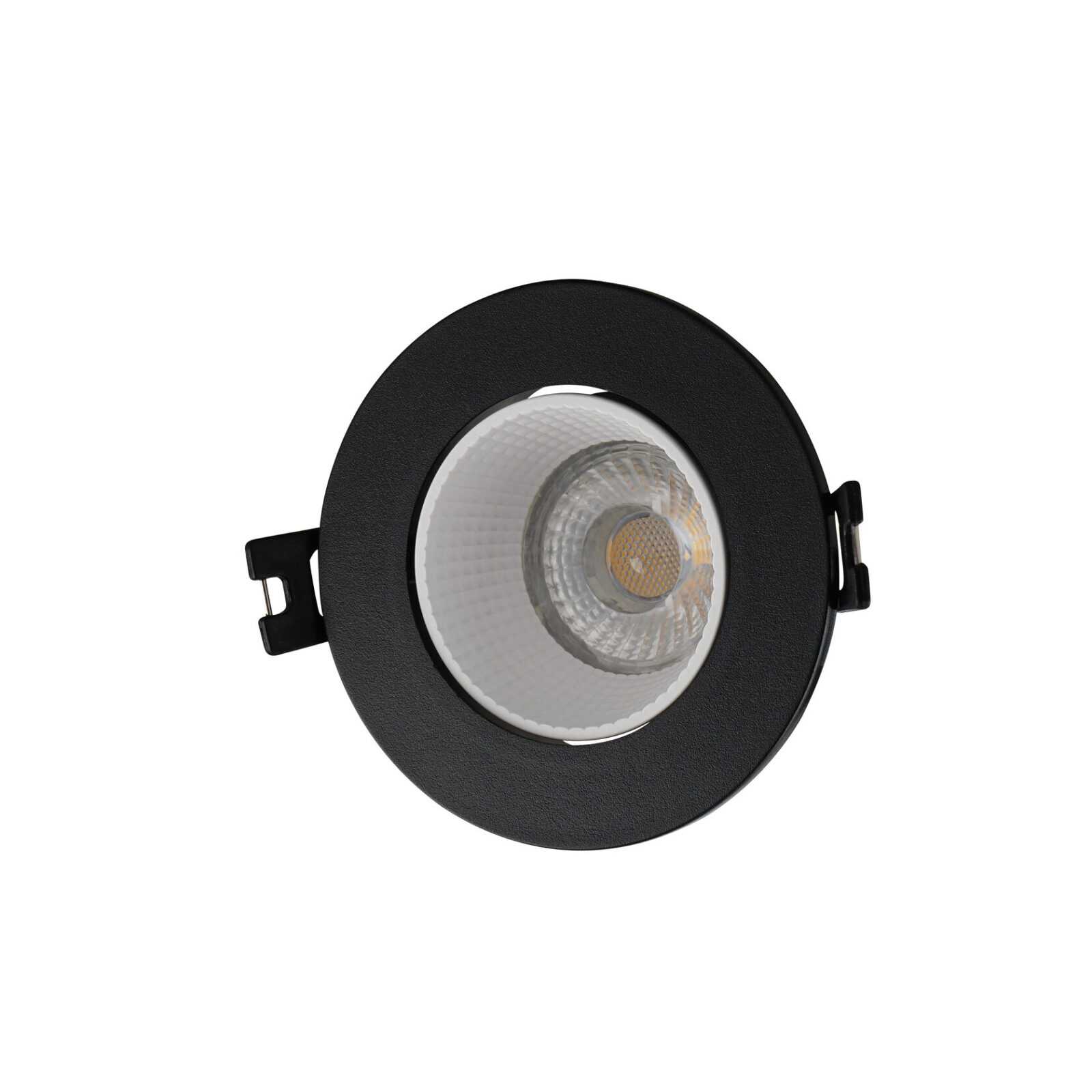 Светильник Denkirs DK3061-BK+WH точечный встраиваемый