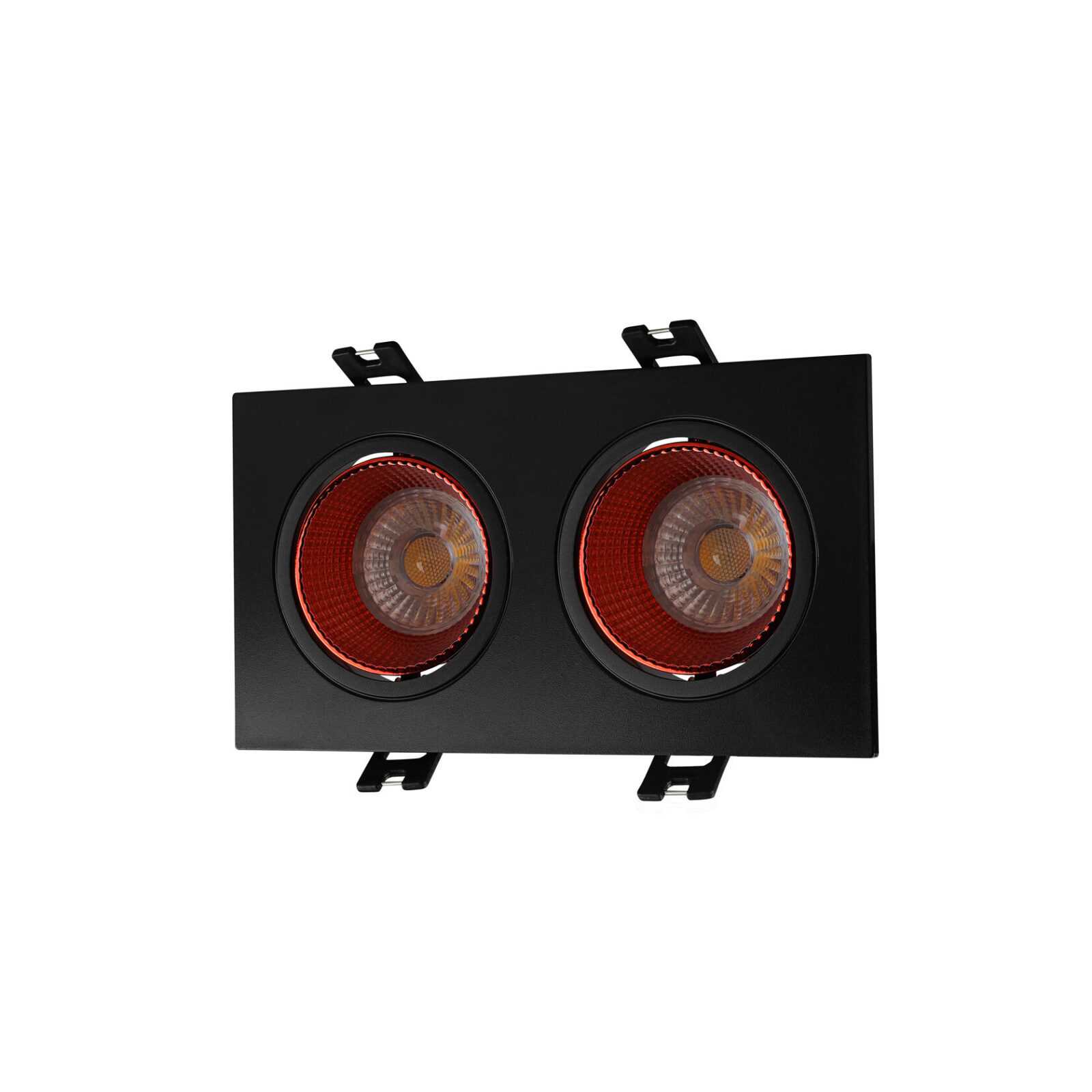 Светильник Denkirs DK3072-BK+RD точечный встраиваемый