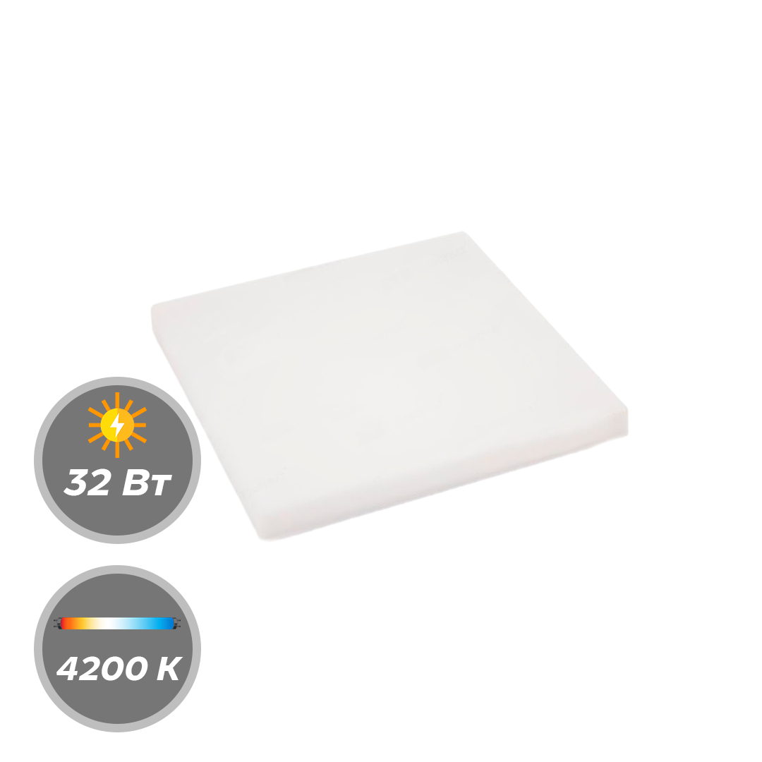 Панель LED EKS LOFT 32W 4200К квадратная