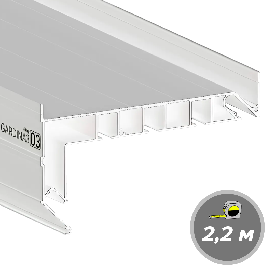 Профиль Flexy GARDINA3 03 Белый ПФ 8243