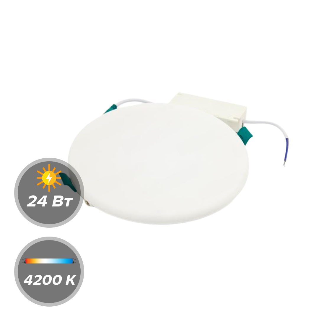 Панель LED SKY 24W 4200К круглая