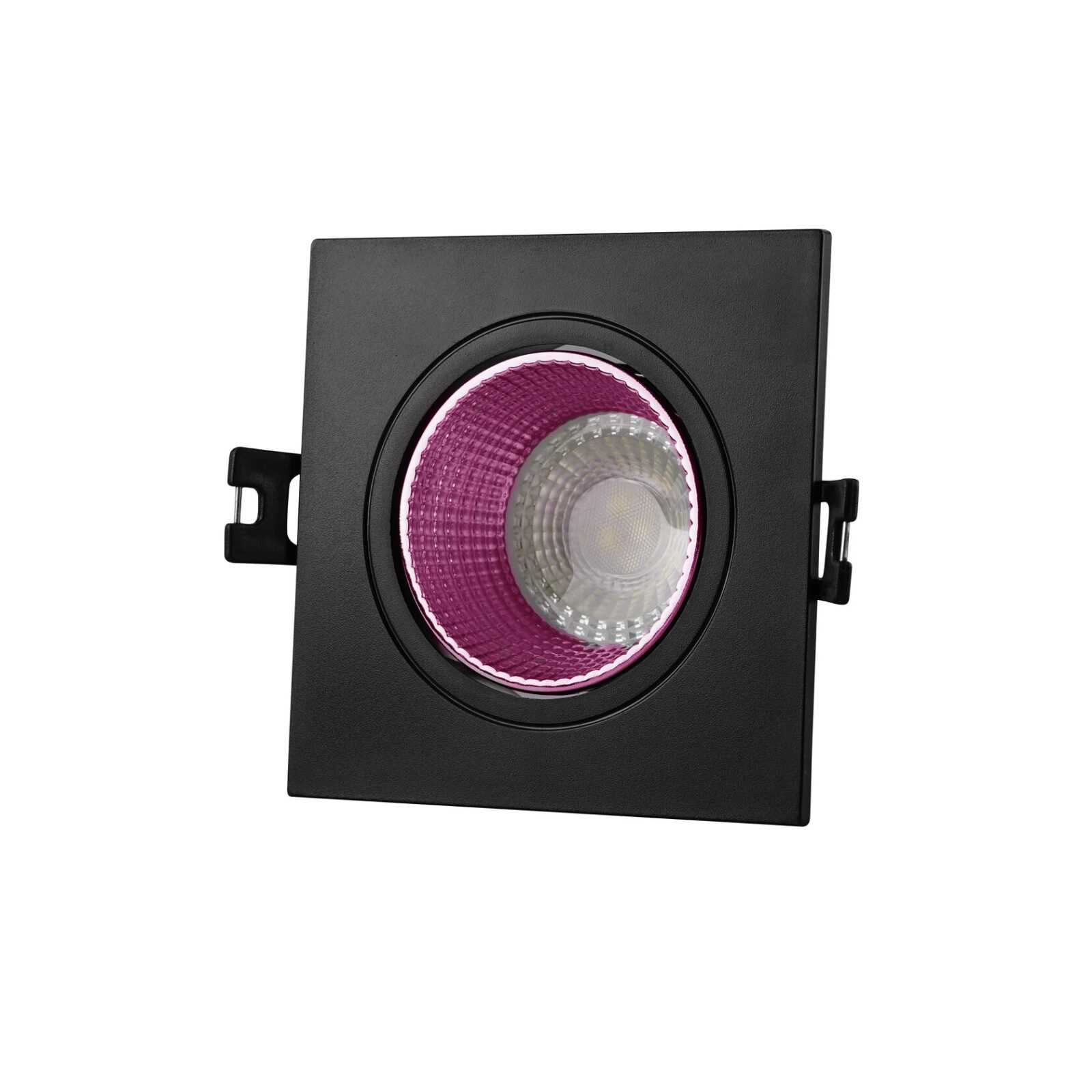 Светильник Denkirs DK3071-BK+PI точечный встраиваемый