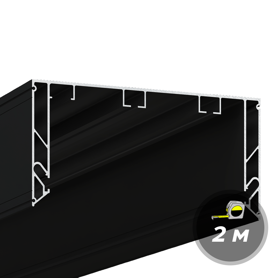 ​​Профиль Alform X Line Gardina X 70 Чёрный