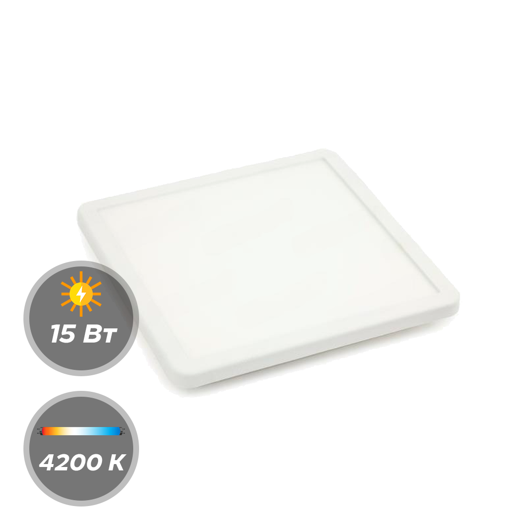 Панель EKS LED UNIVERSAL 15W 4200К квадратная