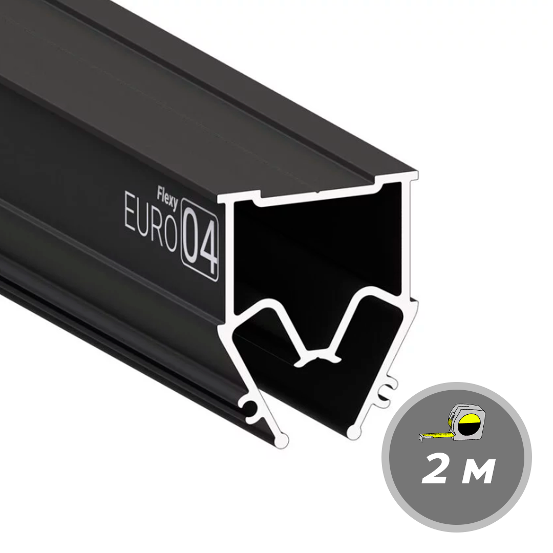 Профиль Flexy EURO 04 Черный ПФ 10635