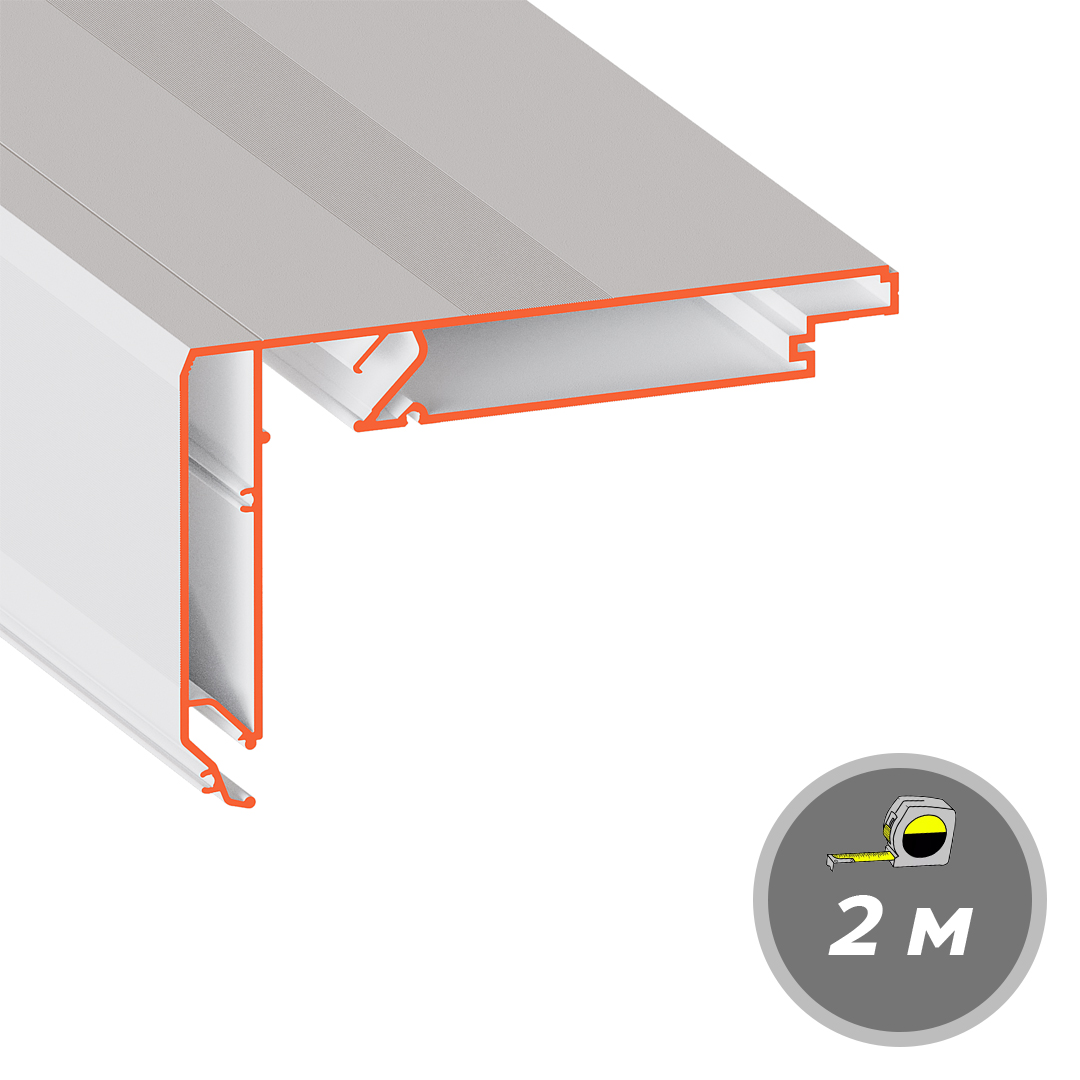 Профиль Flexy STANDART02 60 LED Белый ПФ 11312