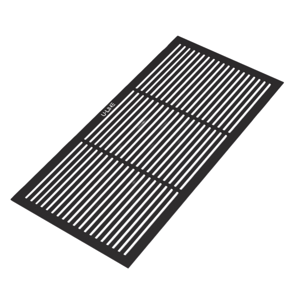 Решётка U-Line Straight Black 85х225 мм (внутренний 65×205 мм) магнитная вентиляционная