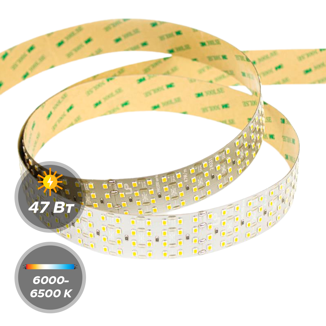 Светодиодная лента LEDS POWER 24В 47,0W четырехрядная 448 диодов/м серия PRO200 3м