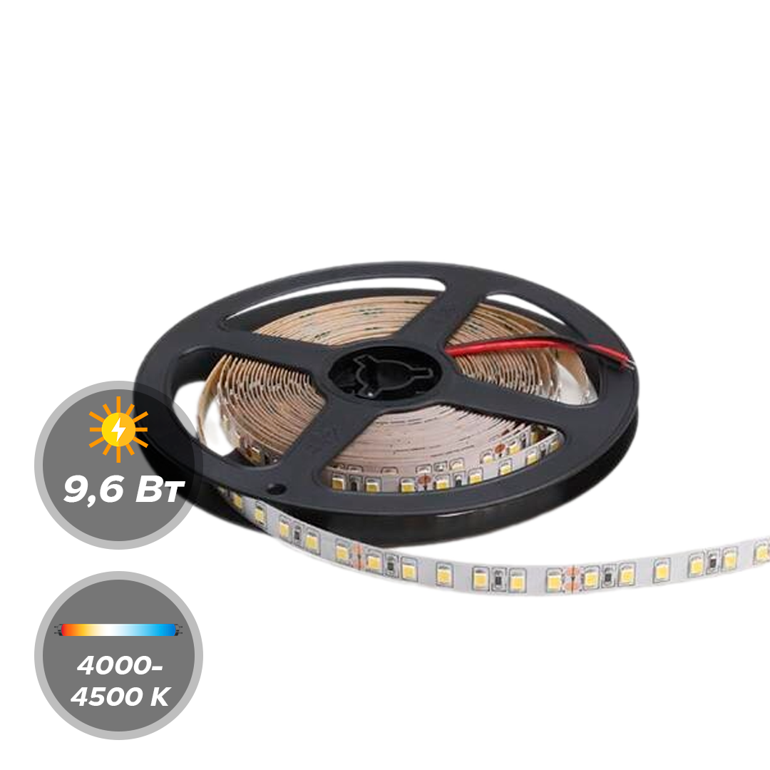 Светодиодная лента LEDS POWER 24В 9,6Вт 120 диода/м 4000-4500К 10м