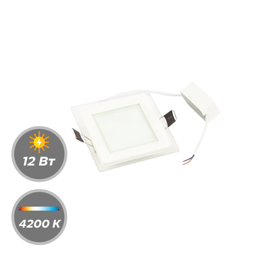 Панель LED ATRUM 12W 4200К квадратная