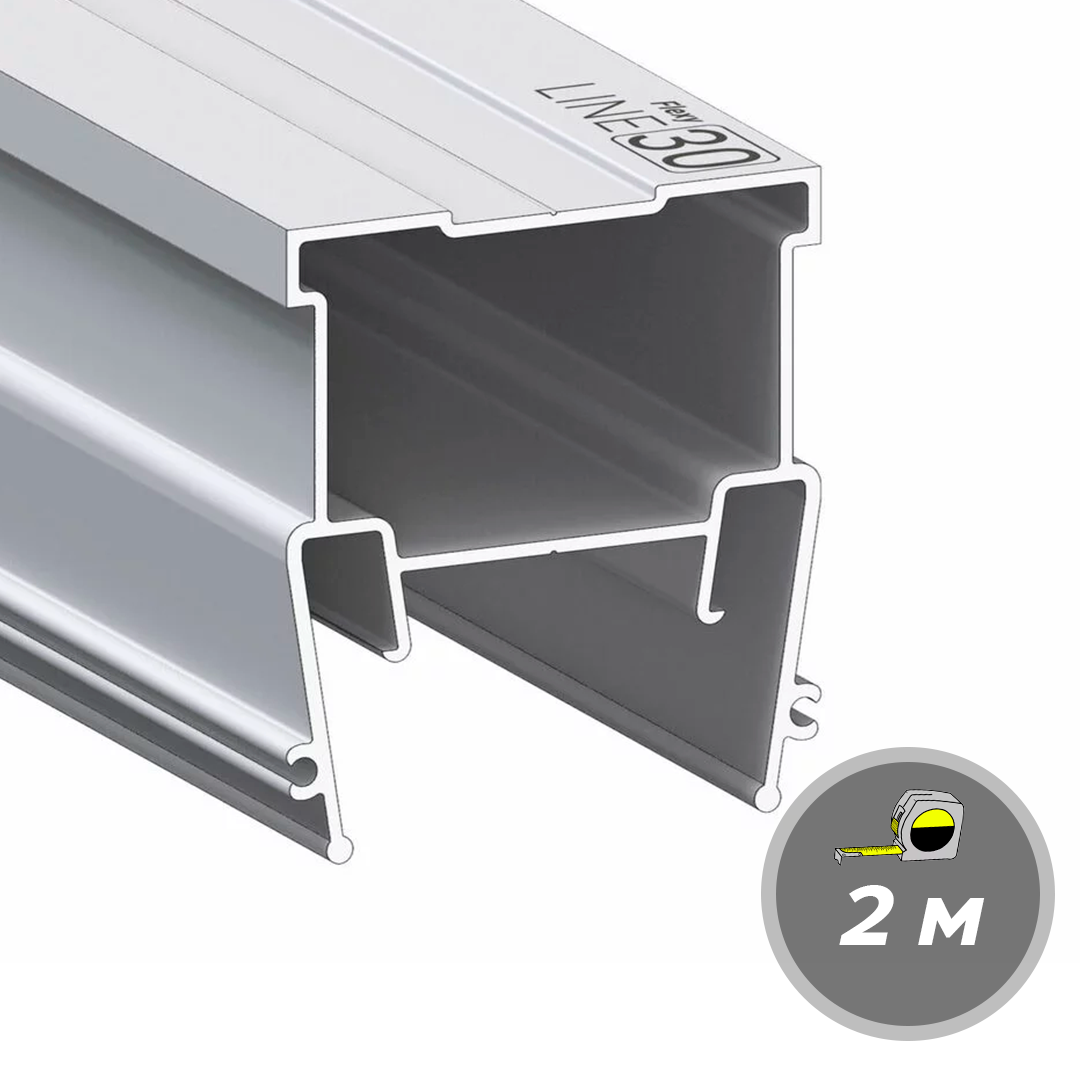 Профиль Flexy LINE 30 Неокрашенный ПФ 6838