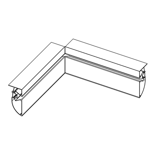 Закругление внутреннее R=190мм Flexy STANDART 03 ПФ 0041