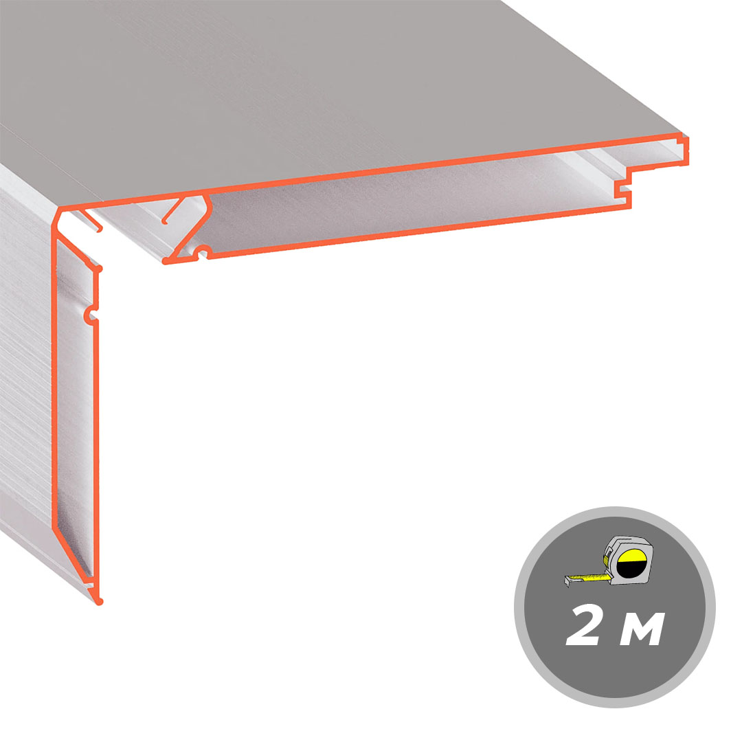 Профиль Flexy STANDART01 80 LED Неокрашенный ПФ 11262