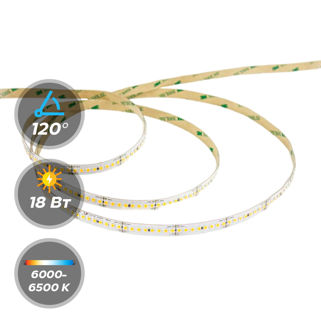 Светодиодная лента LEDS POWER 24В 18,0W 192 диода/м серия LUX160 5м