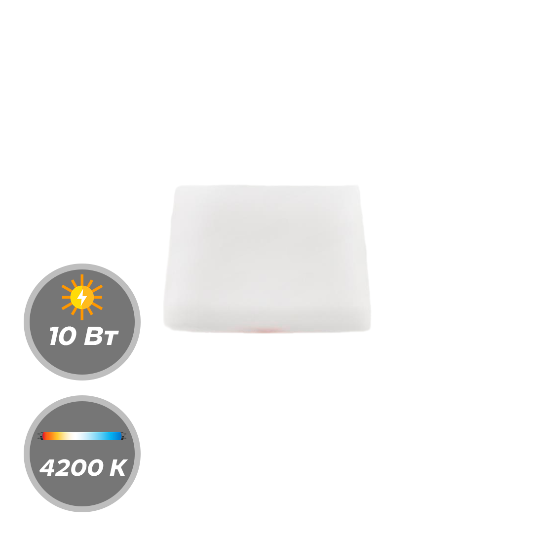 Панель LED EKS LOFT 10W 4200К квадратная