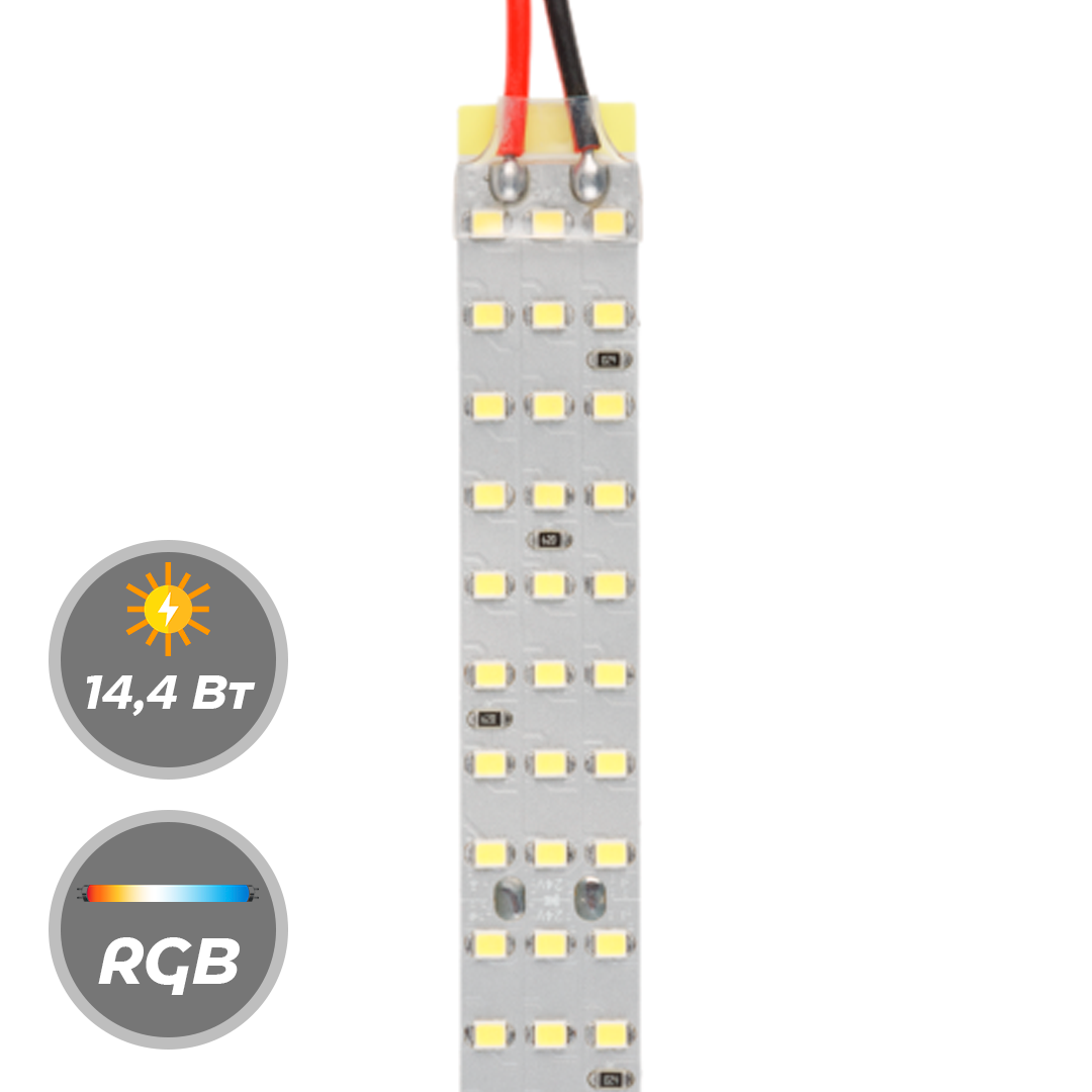 Светодиодная лента 24 В LedsPower 14.4 Вт 60/мRGB+W 5м