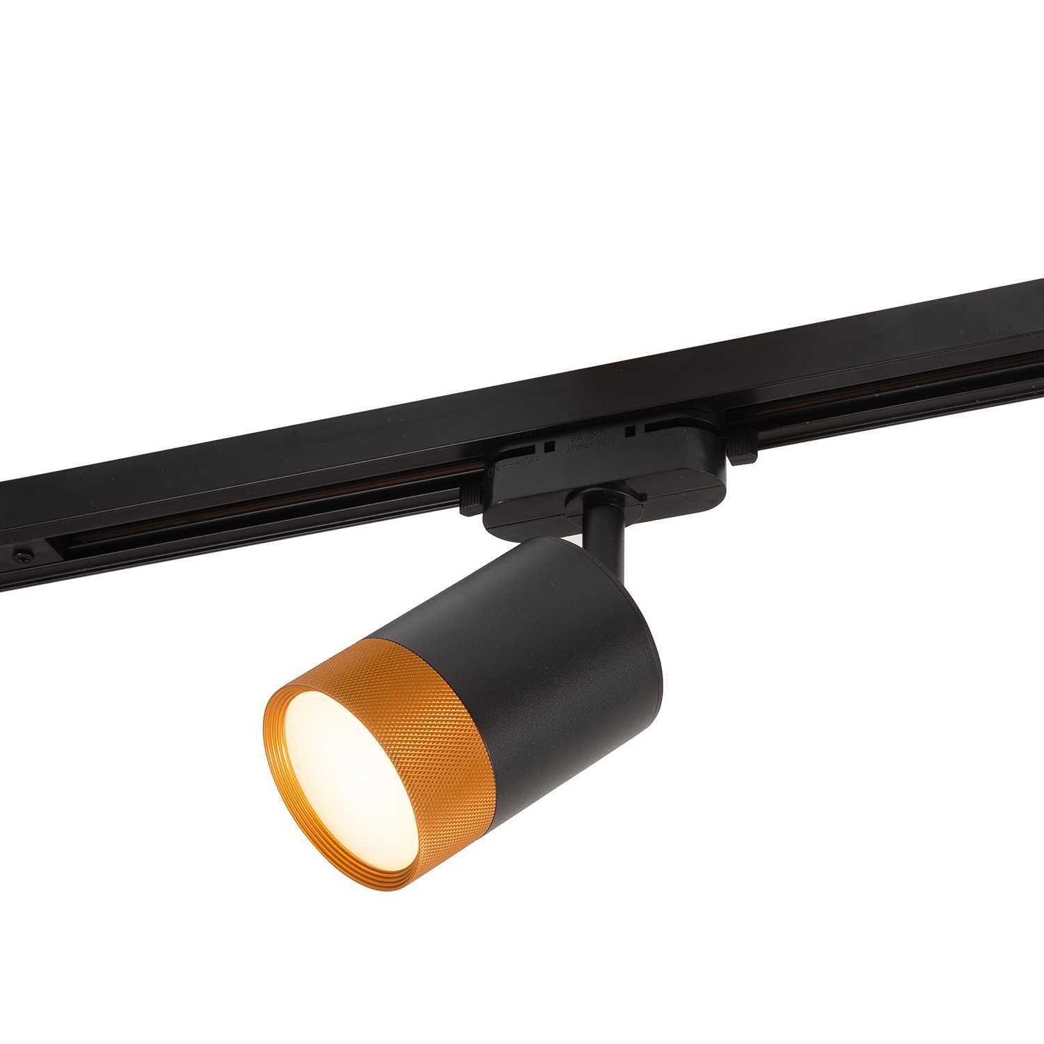 Светильник Denkirs DK6405-BG Чёрно-золотой трековый