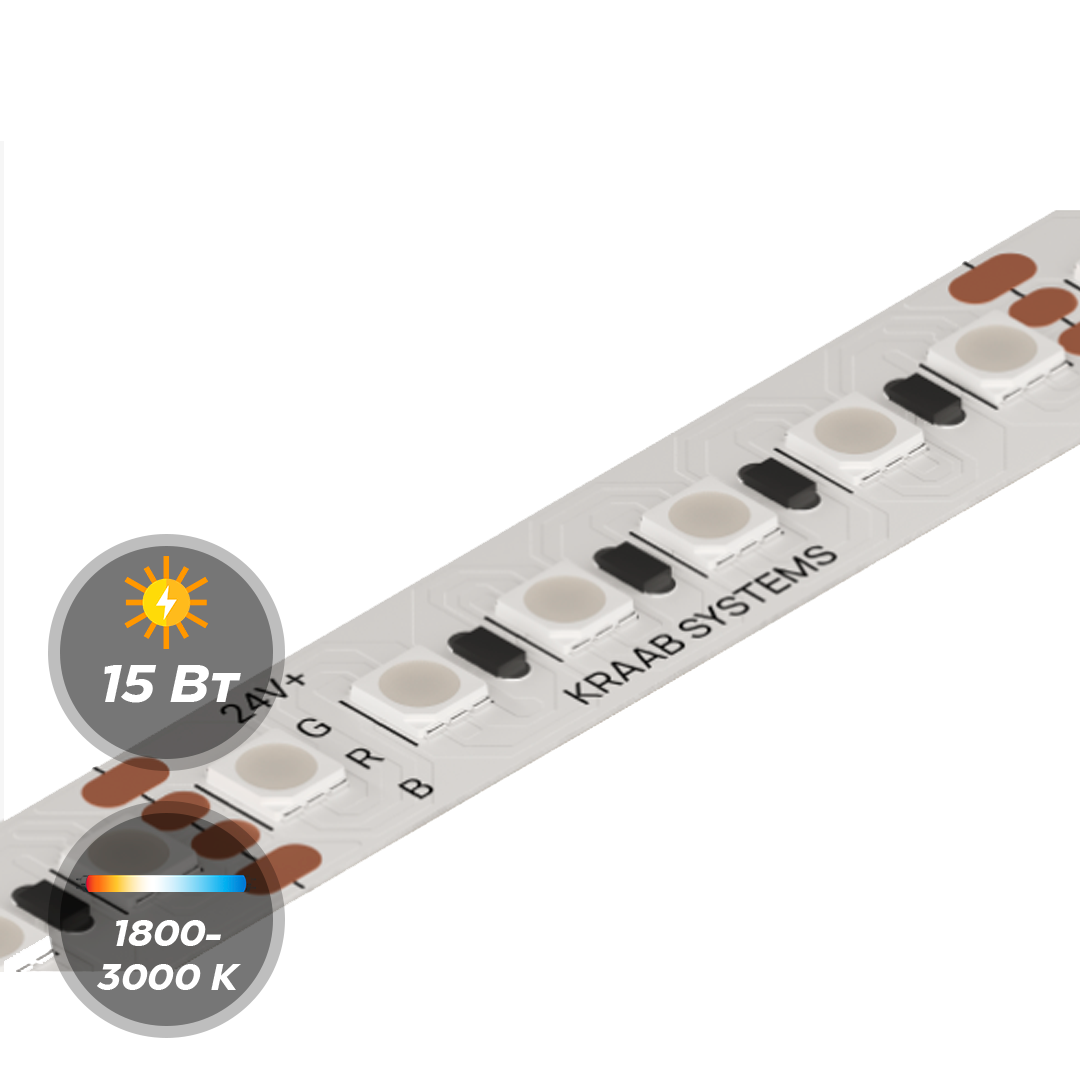 Светодиодная лента Pixie 15Вт 24В DTW 5м