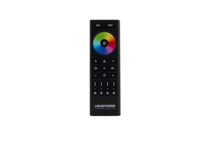 Пульт SMART&EASY RGB/RGBW/RGBCCT на 4 зоны RC03RFB черный