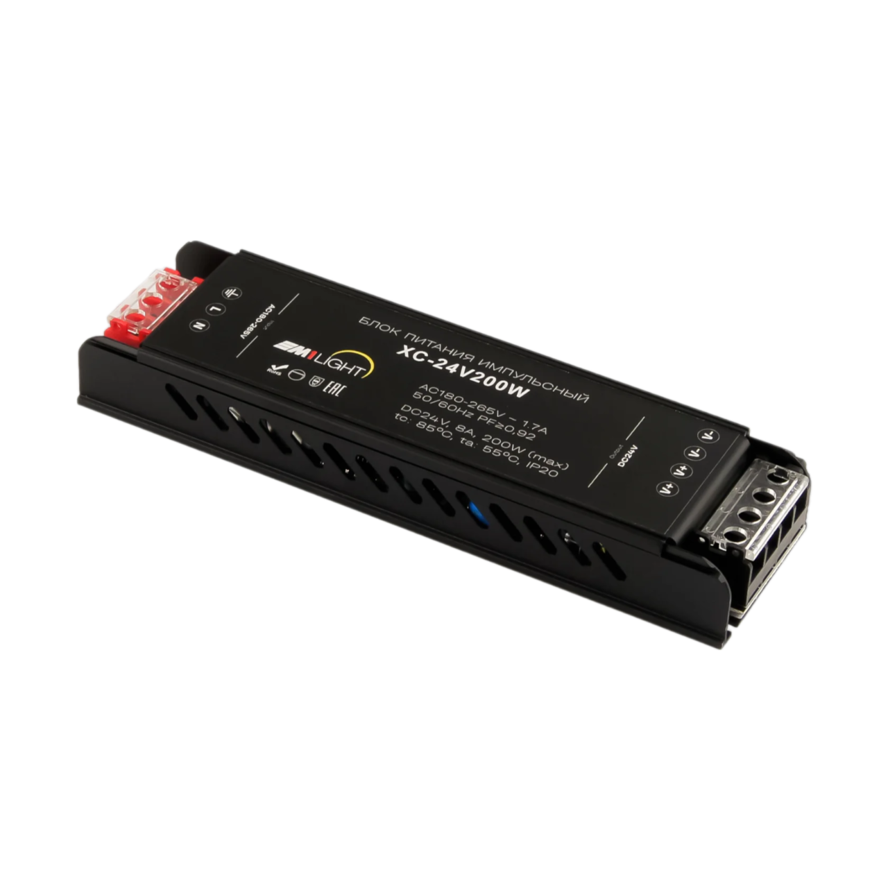 Блок питания 200W-24V М1LIGHT XC IP20