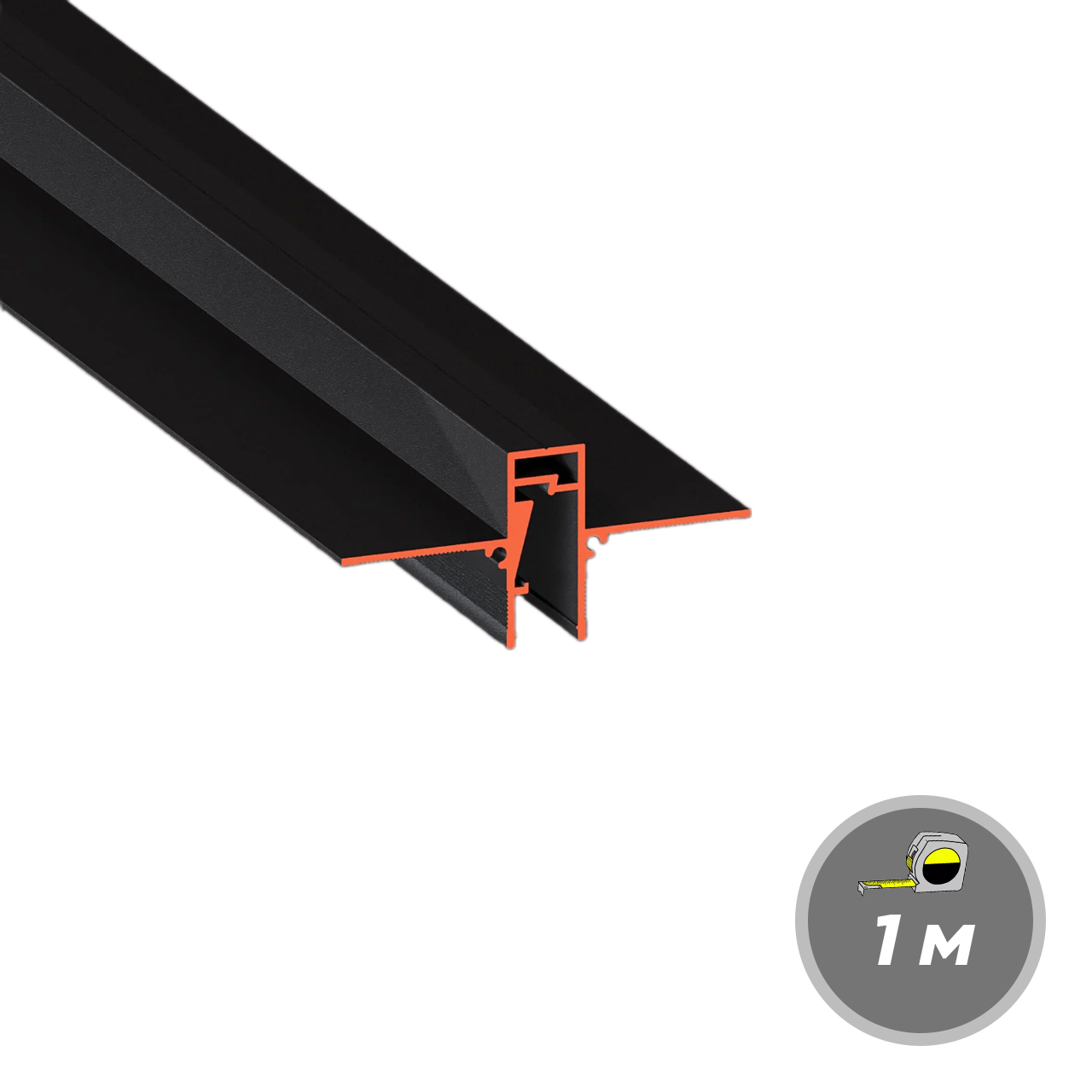 Профиль Flexy GIPS LINE 8 Черный ПФ 10720