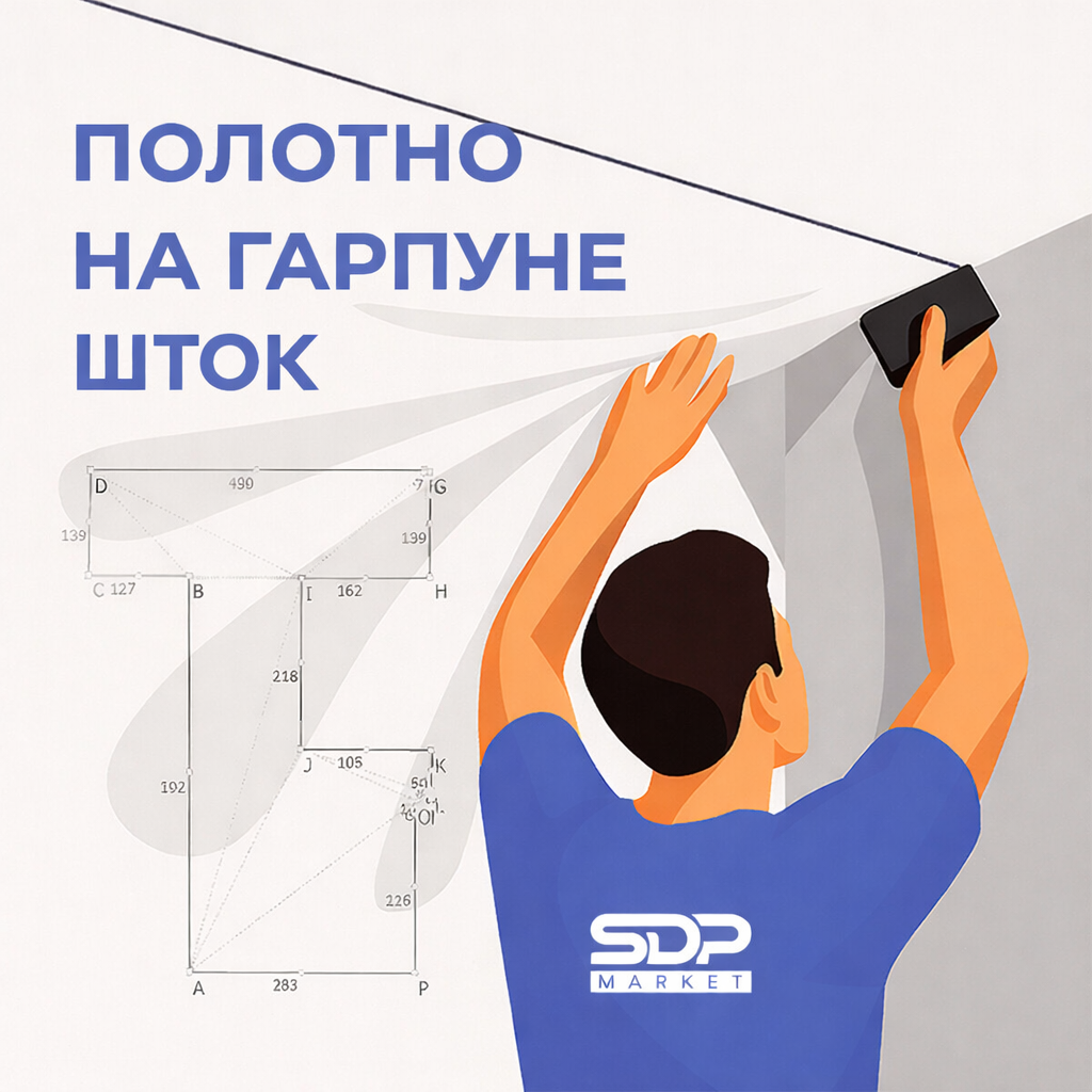 Полотно на гарпуне ШТОК