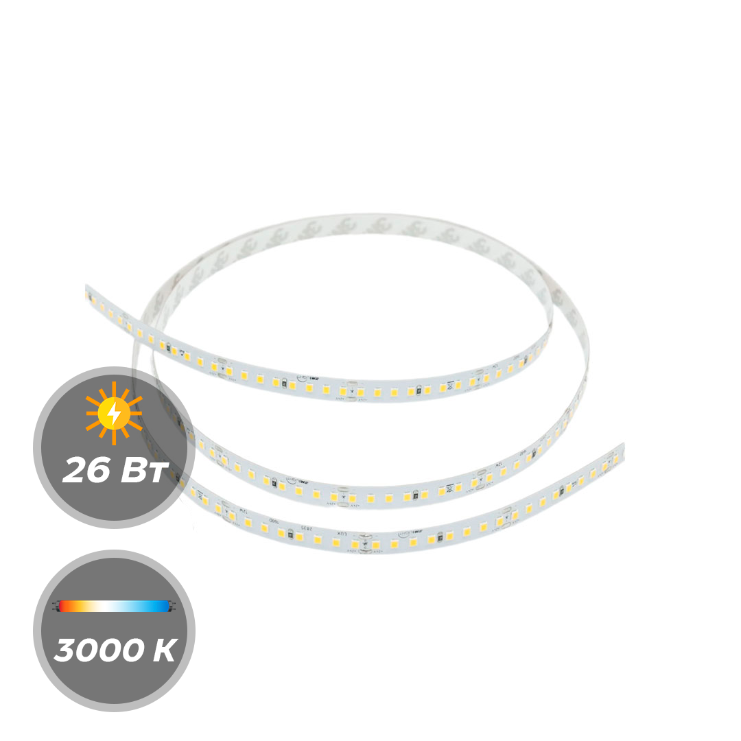 Светодиодная лента М1LIGHT LUX+4L 2835 26W 24В 320LED/m 4160LM/m 3000К, 4000К, 6000К 5м