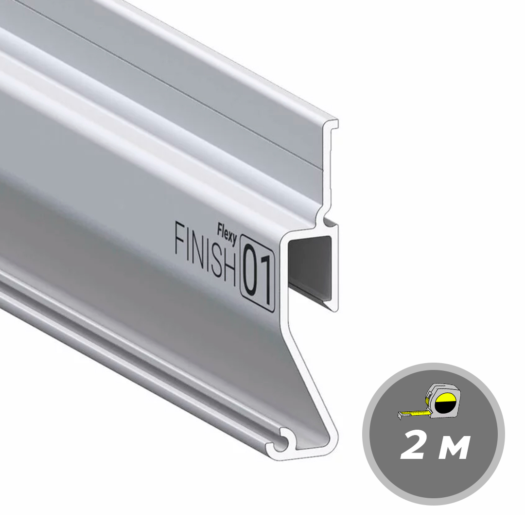 Профиль Flexy FINISH 01 Белый ПФ 7515