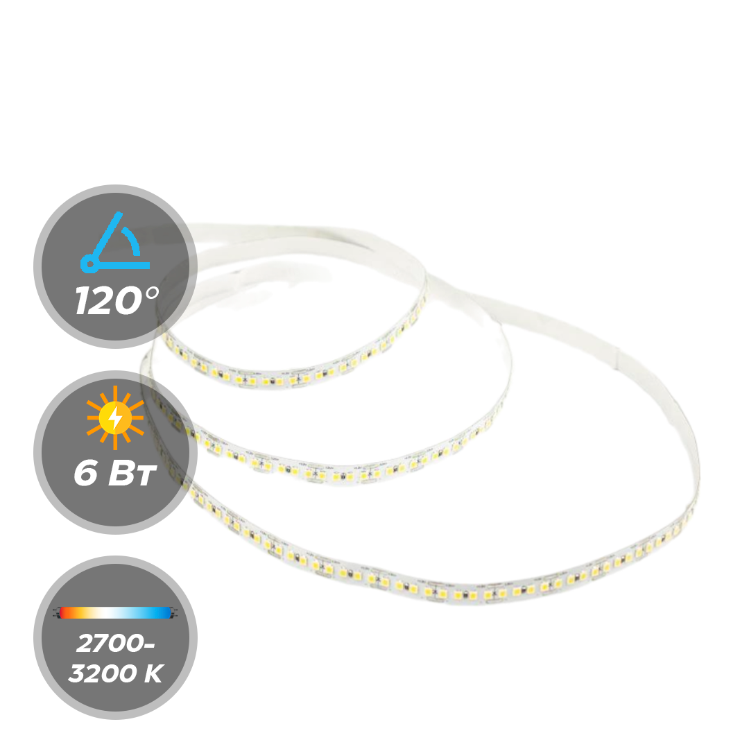 Светодиодная лента LEDS POWER 12В 6,0W 64 диода/м серия PRO125 5м