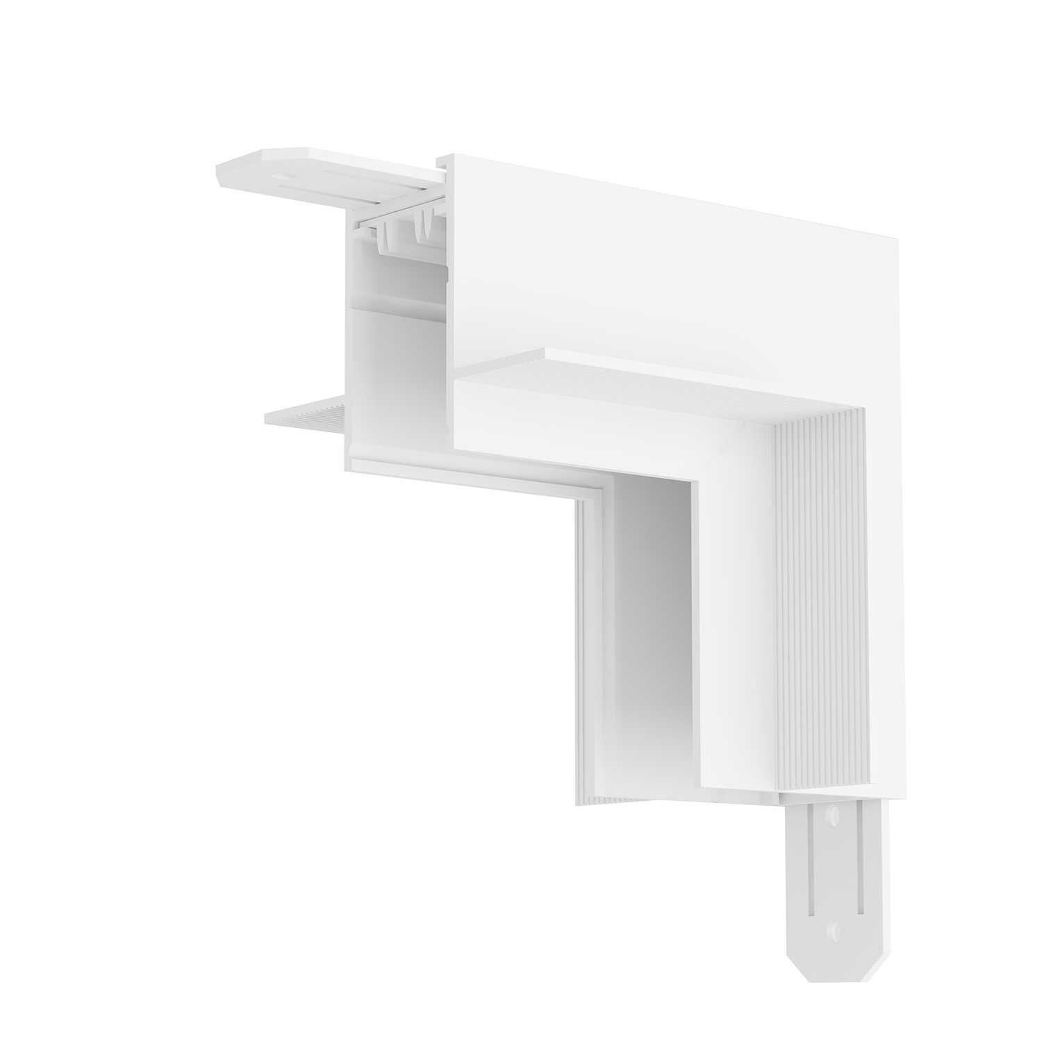 Соединитель Denkirs TR2118-WH 220-240В 90° угловой стена-потолок встраиваемый