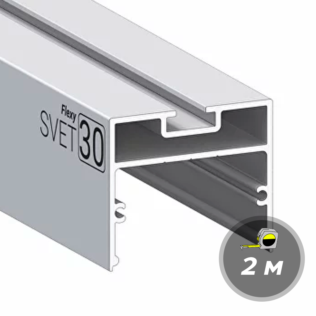 Профиль Flexy SVET 30 Белый Световые Линии ПФ 2681