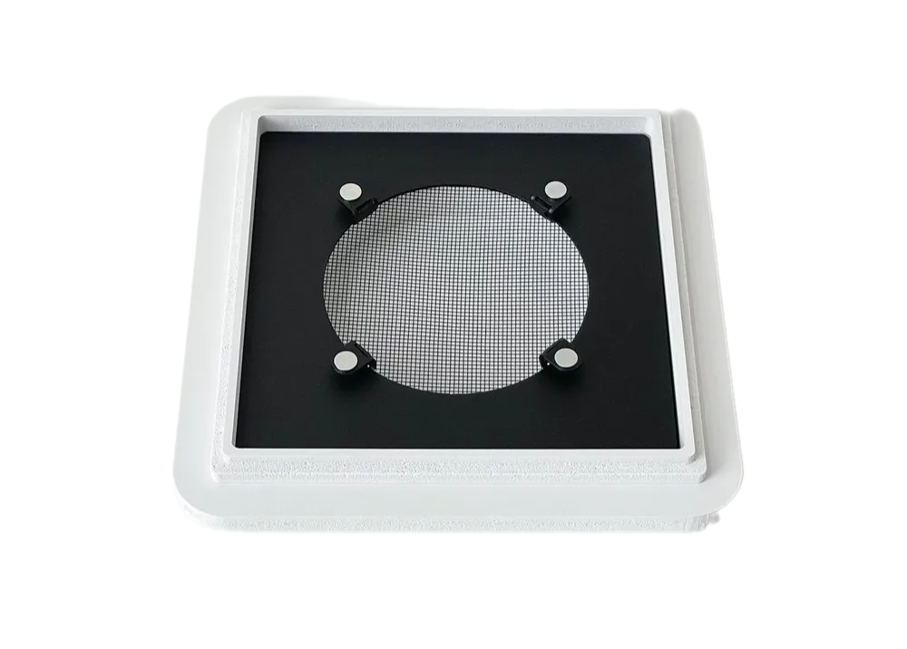 Теневой диффузор 150x150 mm вентиляционный без клапана