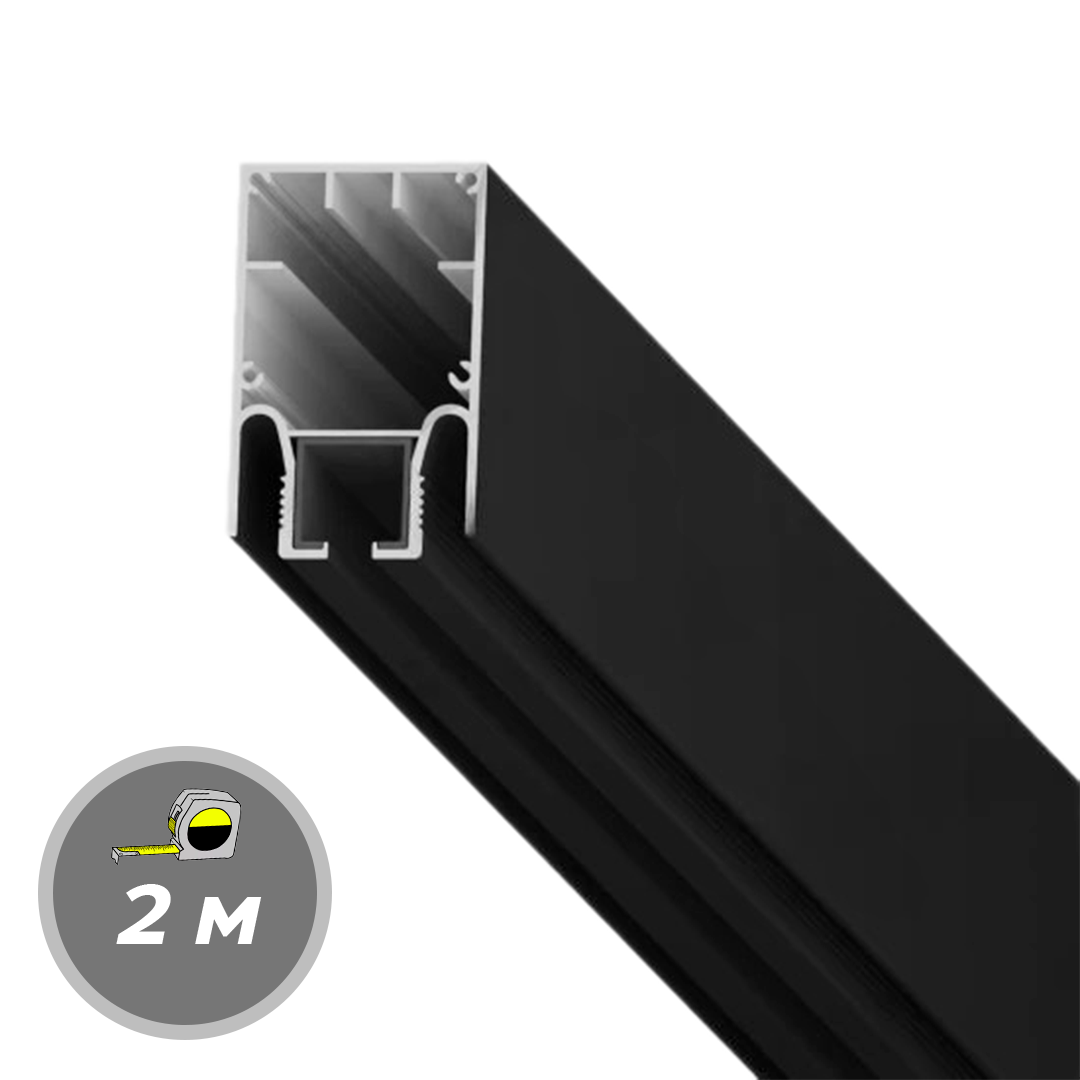 Профиль LumFer Clamp Cornice Uno Чёрный