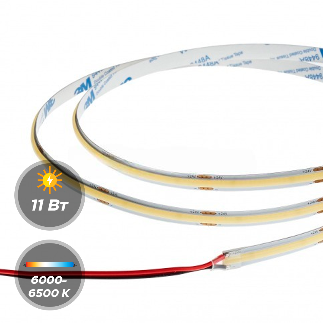 Светодиодная лента 24 В LedsPower 11.0 Вт 480led IP20 COB (6000-6500K) 5м